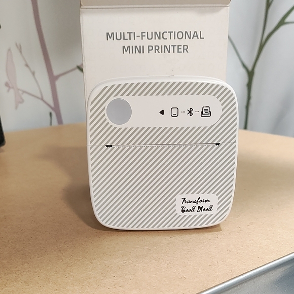 White Multi-Functional Mini Printer - Picture 2 of 7